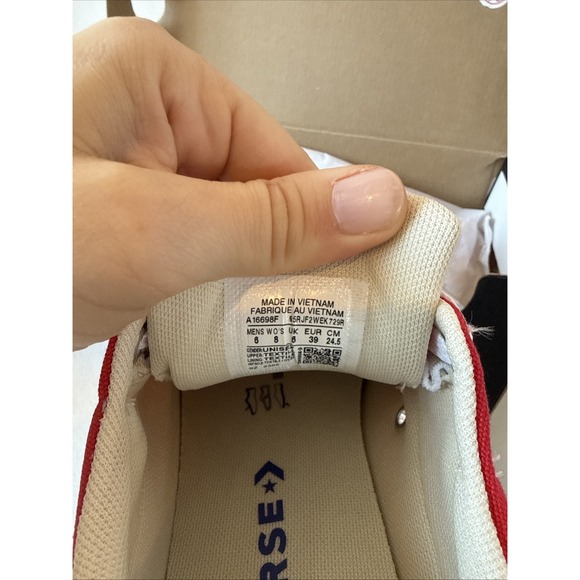 Converse Unisex Chuck Taylor All Star Street Slip Red/white/black Shoe - Picture 4 of 5